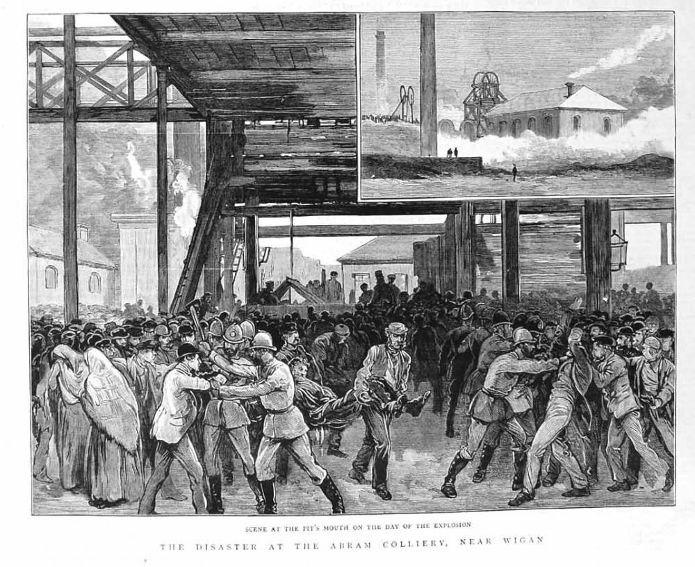 Abram Colliery 1881 Abram Colliery 1881