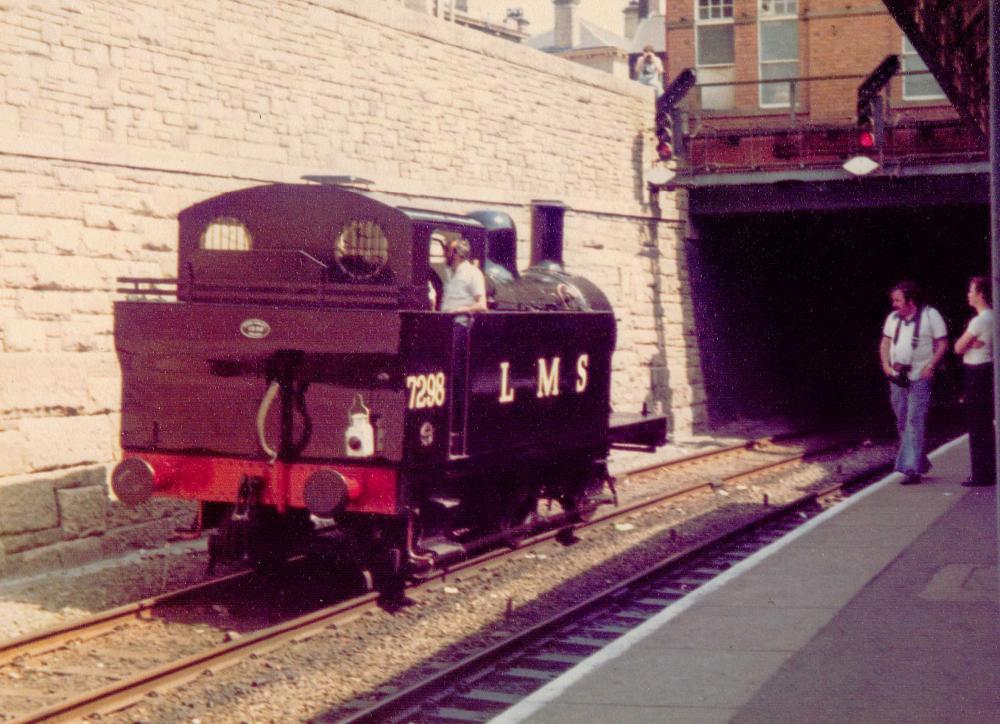 LMS Jinty at wallgate in 1980 LMS Jinty at wallgate in 1980