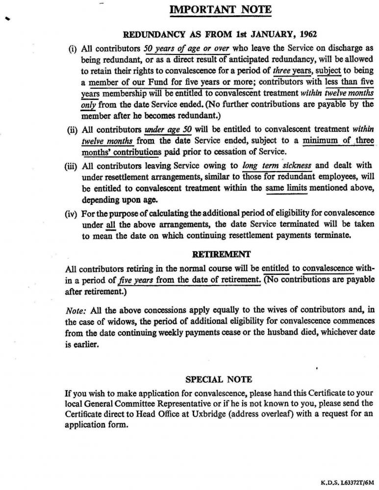 Redundancy notice B.R. Redundancy notice B.R.