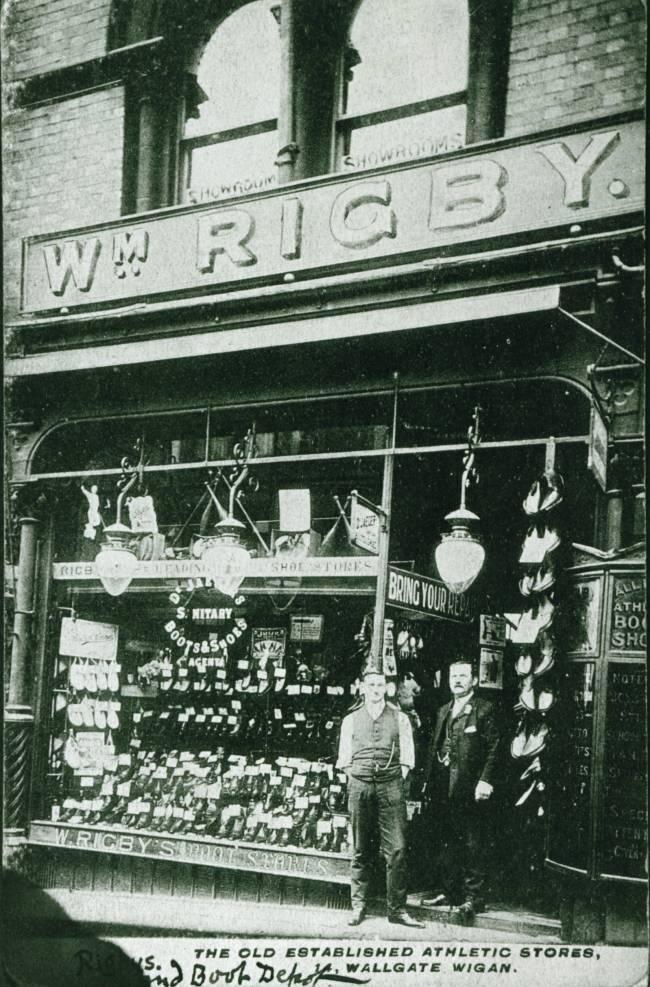 W. Rigby Boot and Shoe Depot, 14 Wallgate. W. Rigby Boot and Shoe Depot, 14 Wallgate.