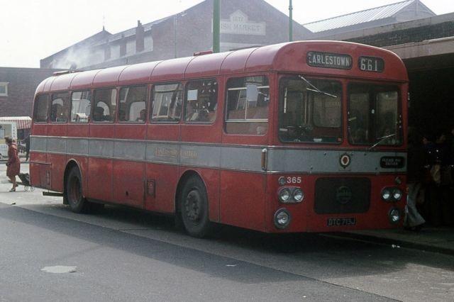Single Decker LUT bus at Bus Station Single Decker LUT bus at Bus Station