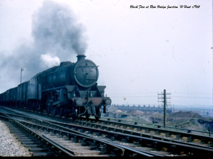 Black Five at Rose Bridge Junction Higher Ince