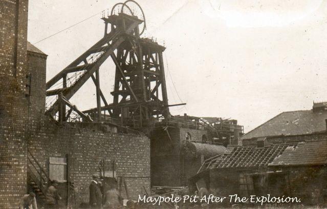 After the Disater Maypole Pit 1908 After the Disater Maypole Pit 1908