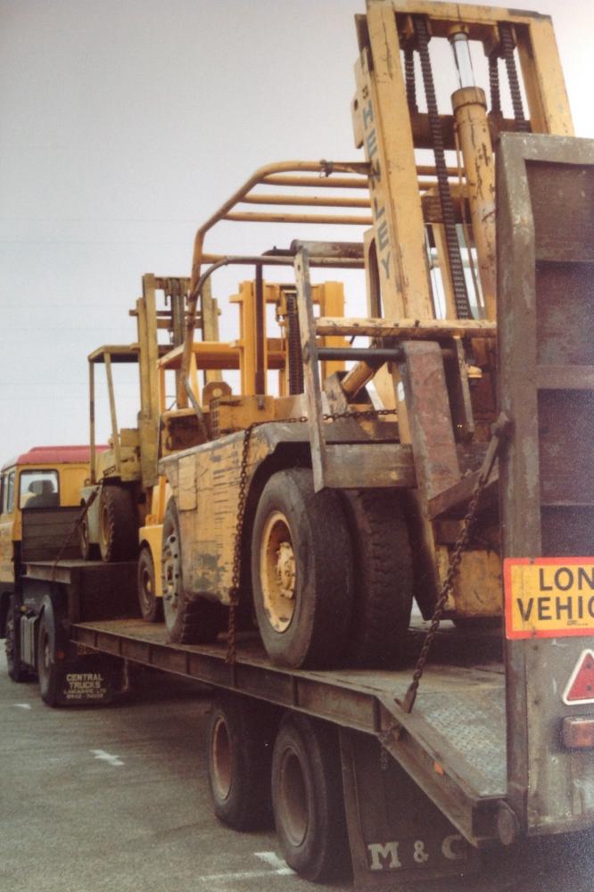 Sutcliffe's low loader.