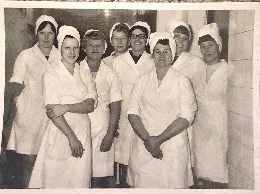 H J Heinz canteen ladies kitt green H J Heinz canteen ladies kitt green