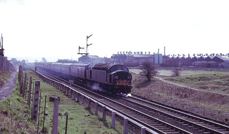 EE CLASS 40 at Rylands 1964/5