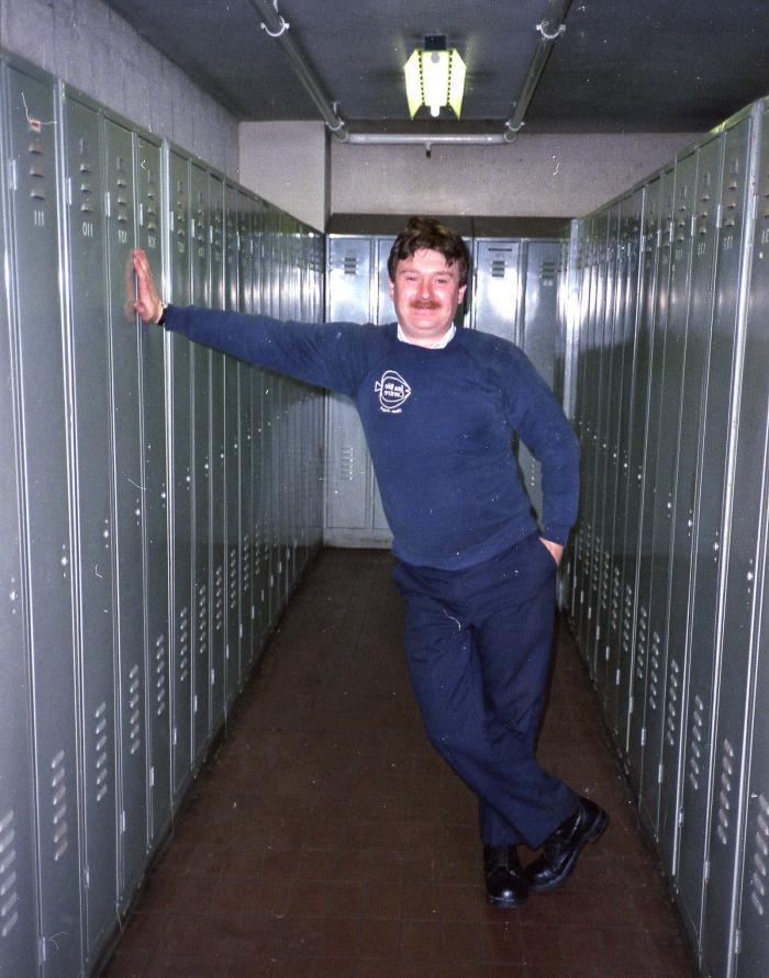 Springs Branch guard Ste Hodgson 1985.