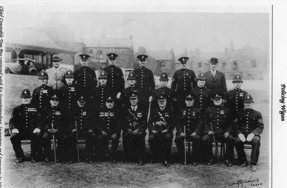 Wigan Police at Bull Hey 1936