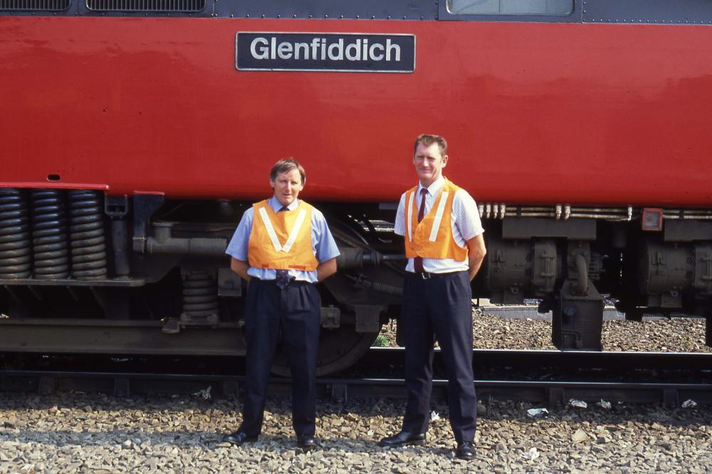Springs Branch drivers, John Hickey (left) and Ronnie Davis. Springs Branch drivers, John Hickey (left) and Ronnie Davis.