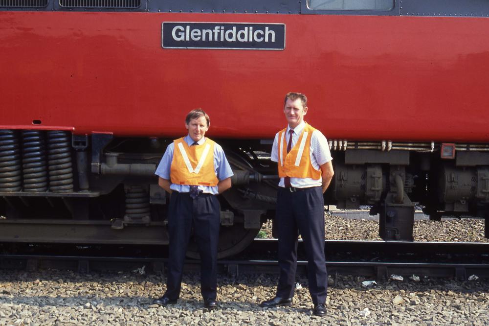 Springs Branch drivers, John Hickey (left) and Ronnie Davis.