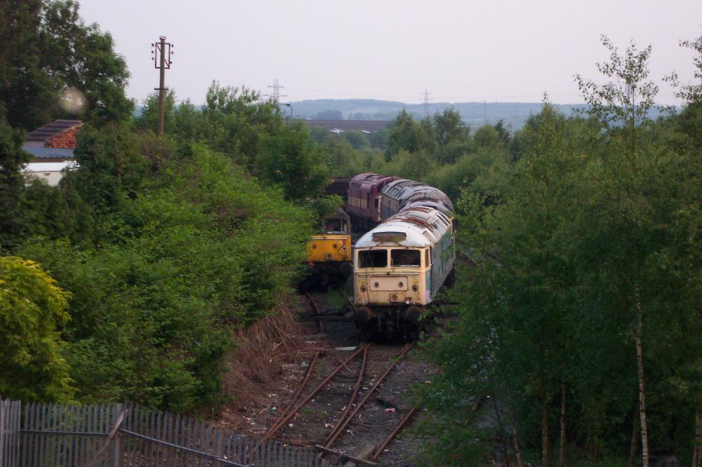 End of the line - from Warrington Road bridge End of the line - from Warrington Road bridge