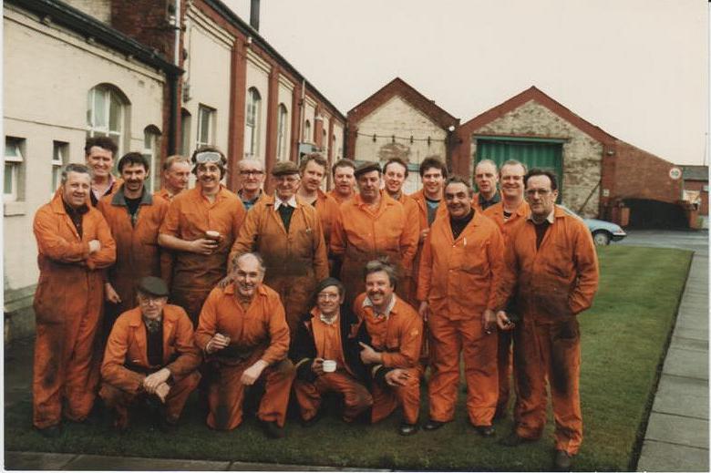 Harold Green from Belle Green Lane, Ince, retired from NCB Top Lock, 1982.