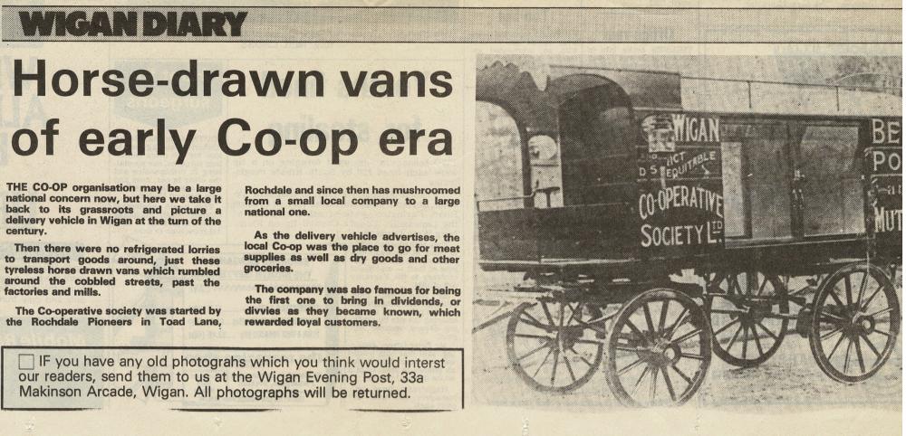 WIGAN CO-OP DELIVERY VAN