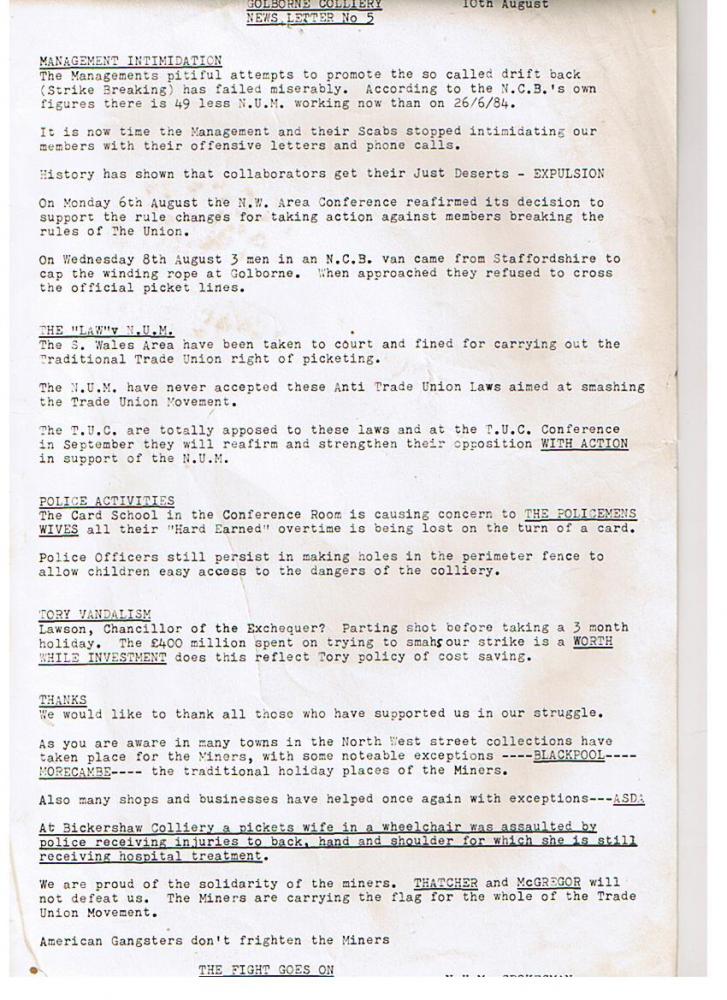 strike handbill strike handbill