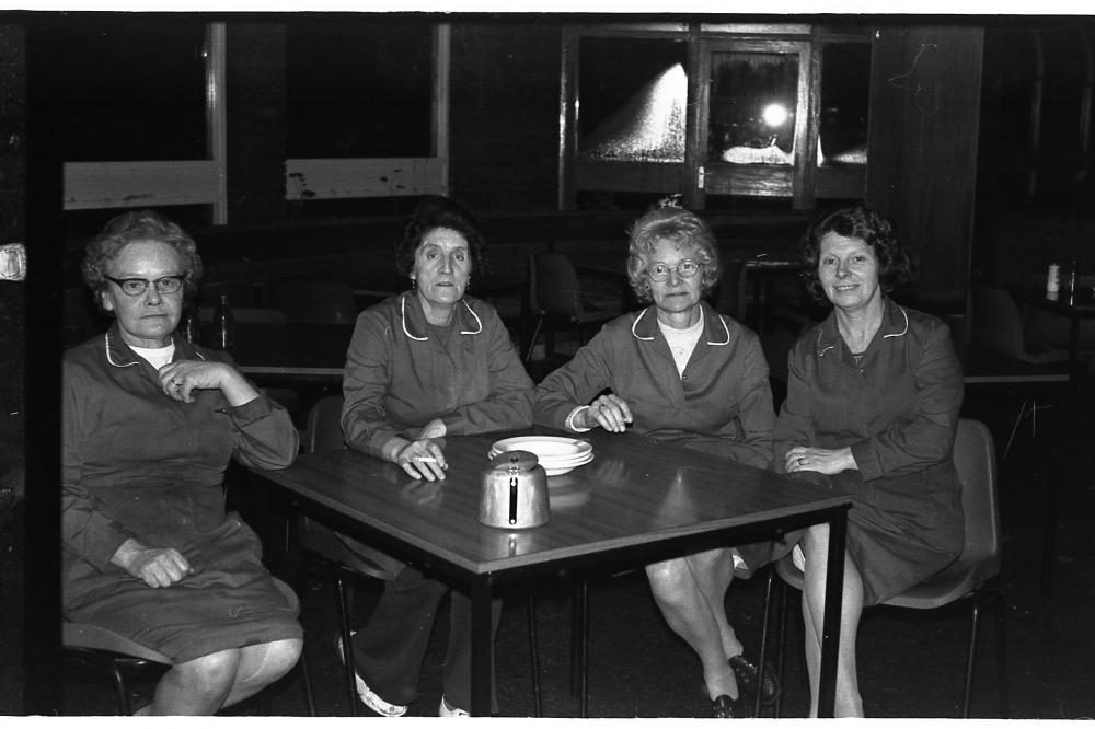 Courtaulds canteen staff 1970's Courtaulds canteen staff 1970's