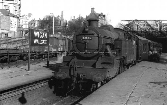 Wigan Wallgate Station 1950's