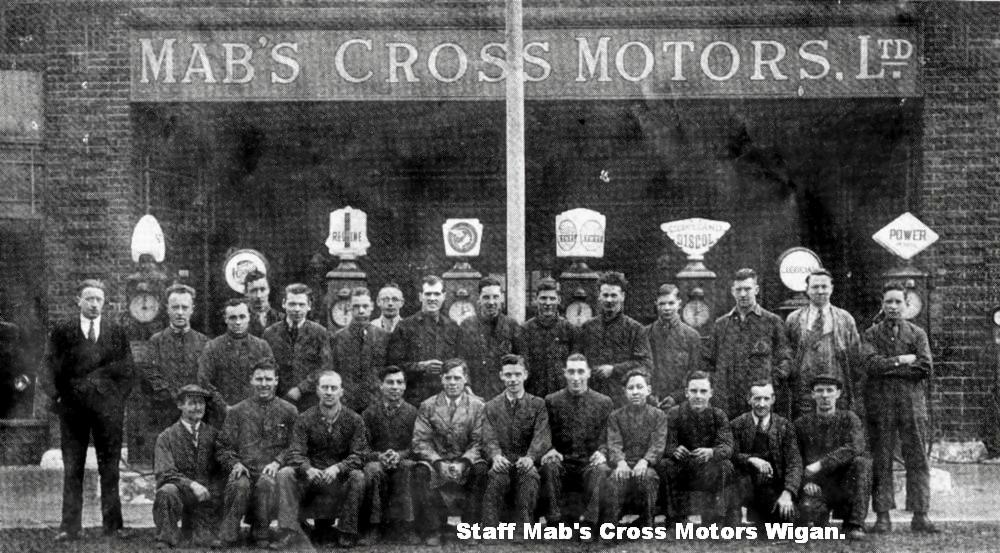 Mabs Cross Motors Staff 1950's