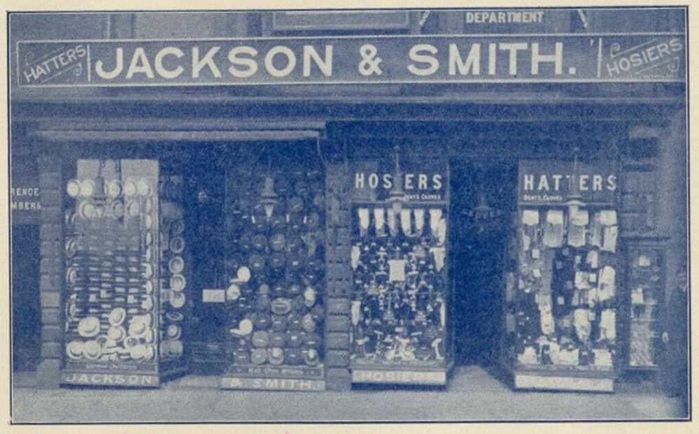 JACKSON & SMITH SHOP 1908 JACKSON & SMITH SHOP 1908