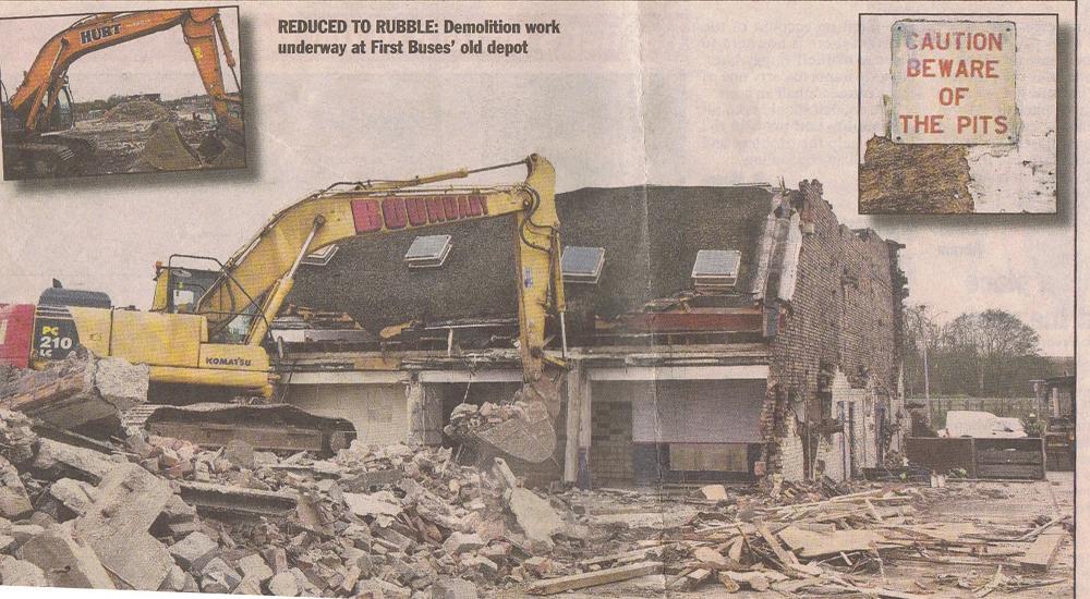 Newspaper cutting December 2011 Bus Sheds 4 Newspaper cutting December 2011 Bus Sheds 4
