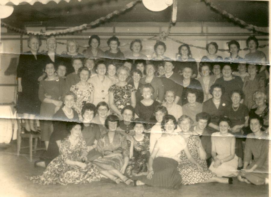 Staff of Rylance Mill, c1955