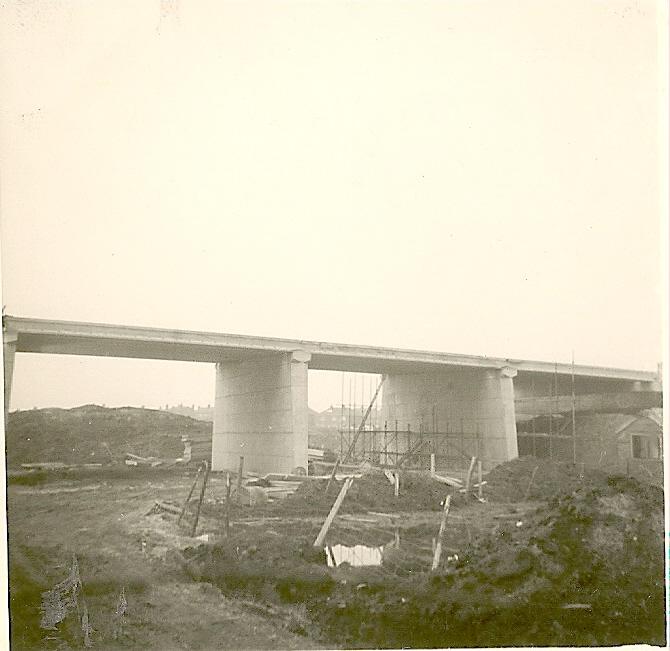 31-03-1963.-Shevington Moor.The Bridge and the road that was never built. 31-03-1963.-Shevington Moor.The Bridge and the road that was never built.