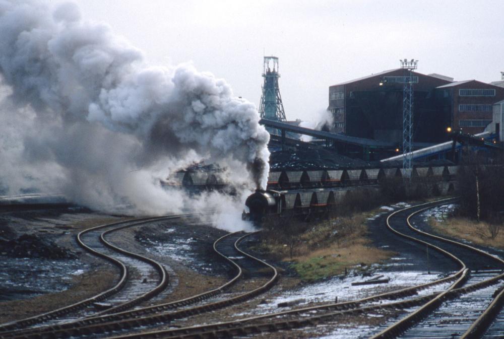 Dull day at Bickershaw. Dull day at Bickershaw.
