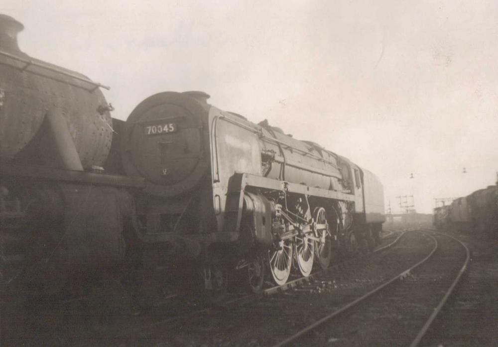 70045 Lord Rowallan Ready For Scrapping in 1968 70045 Lord Rowallan Ready For Scrapping in 1968