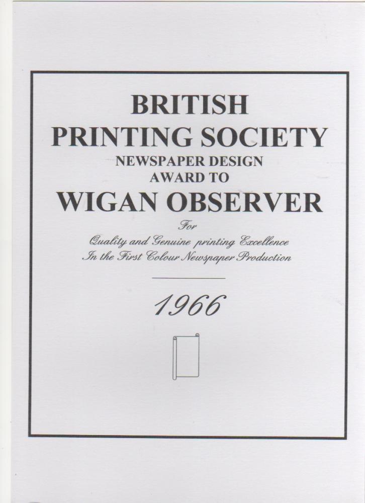 Wigan Observer at Woods Street, Colour newspaper Production 1966 Wigan Observer at Woods Street, Colour newspaper Production 1966