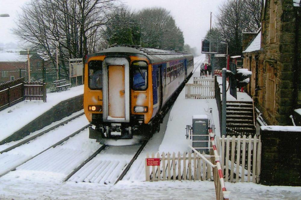 Snow On The Early Shift At Parbold Signal Box Snow On The Early Shift At Parbold Signal Box