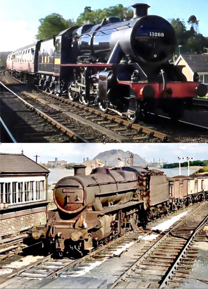 Same Steam Train 61 years Later. Same Steam Train 61 years Later.