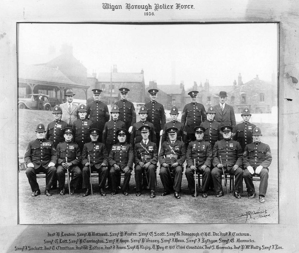 County Borough Police 1936, with names