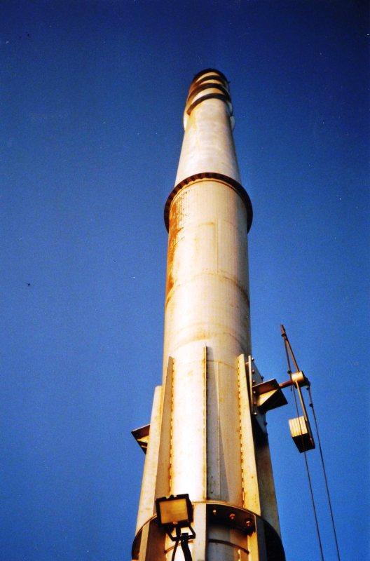 Glass works modern chimney