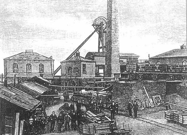 Mains Colliery, Bamfurlong 14th Dec 1892 Mains Colliery, Bamfurlong 14th Dec 1892