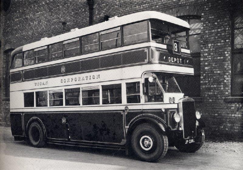 Bus at Depot 1938 Bus at Depot 1938