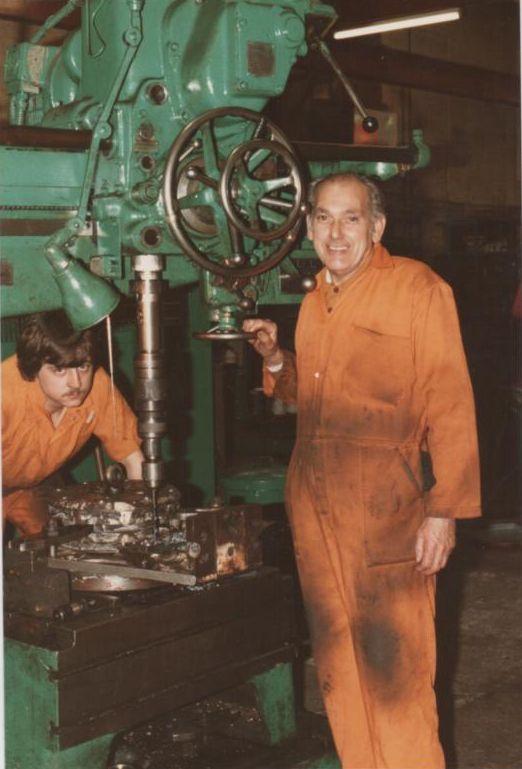 Harold Green from Belle Green Lane, Ince, retired from NCB Top Lock, 1982.