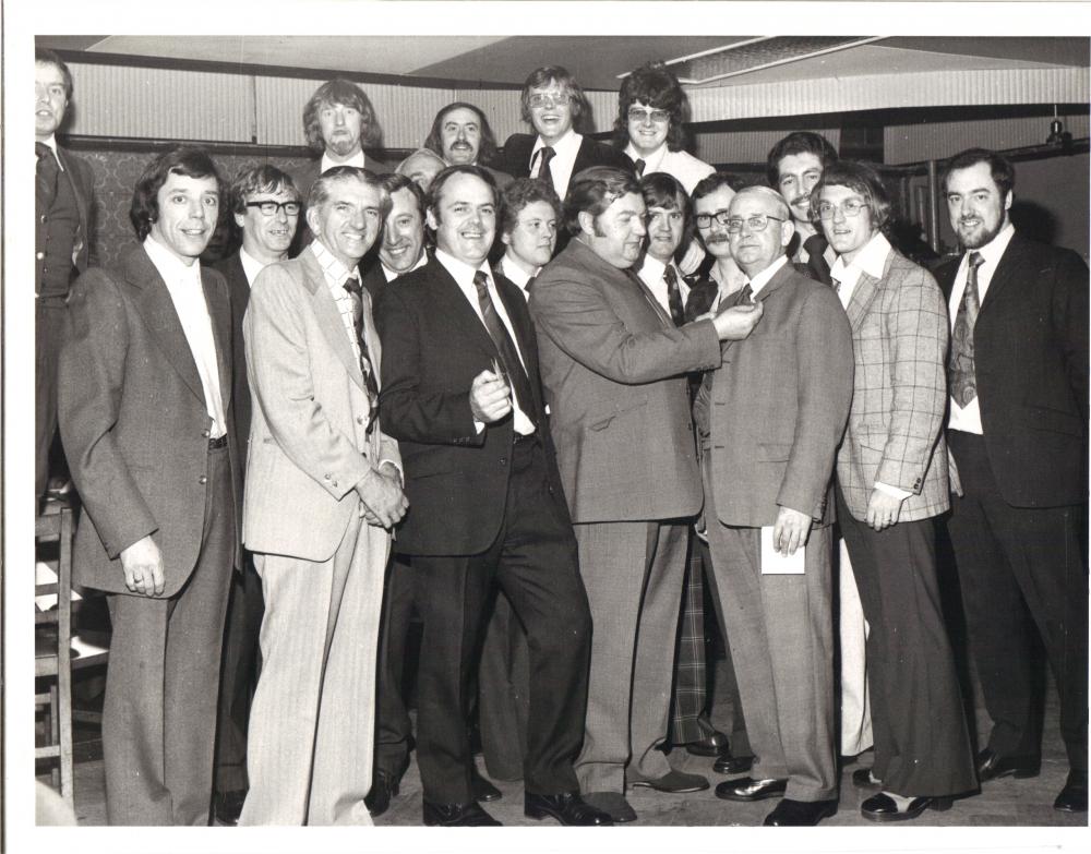 Wigan Observer Staff Woods Street era 1970s Wigan Observer Staff Woods Street era 1970s