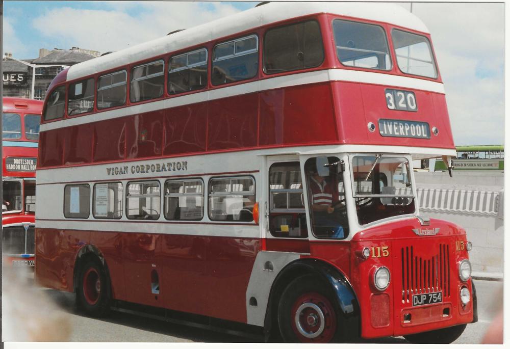 Northern Counties /Wigan Corporation Bus -DJP754. 16-7-1994 Northern Counties /Wigan Corporation Bus -DJP754. 16-7-1994