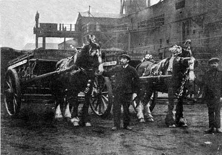 Coal Carts c1880 Coal Carts c1880