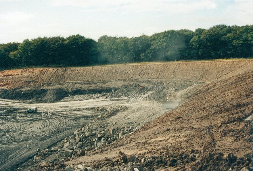 Open cast mining of the Alexandra site in 1985