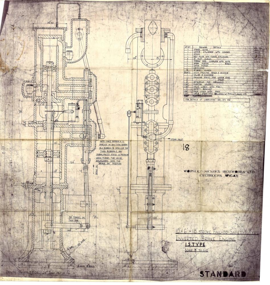 Worsley Mesnes Blueprint 1960