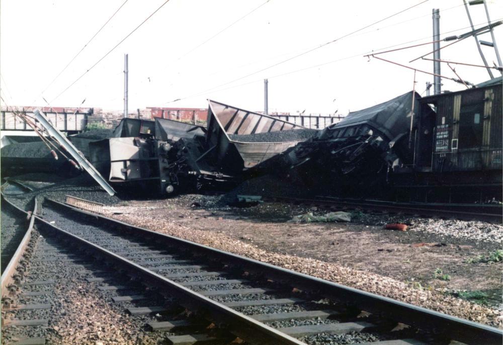 Coal train derailment