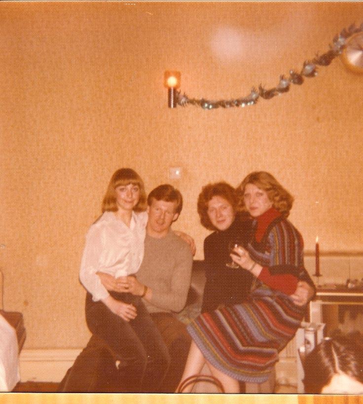 Christmas party 1978 in sitting of nurses home Christmas party 1978 in sitting of nurses home