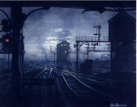 Railway Painting 'Wigan North Western' Railway Painting 'Wigan North Western'