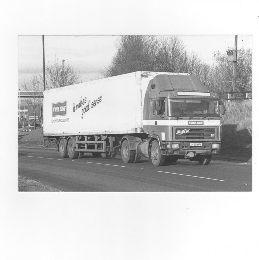 Kwik Save Ashton in Makerfield ERF E10 275 1994 Kwik Save Ashton in Makerfield ERF E10 275 1994