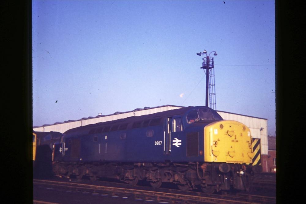 Class 40 On Shed At Springs Branch 1969 Class 40 On Shed At Springs Branch 1969