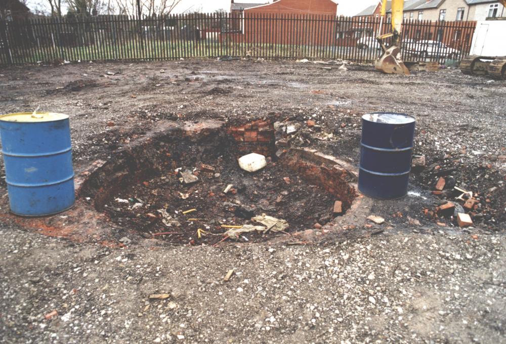 Pit shaft off Westwood Lane Pit shaft off Westwood Lane