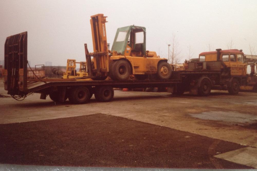 Sutcliffe's low loader.