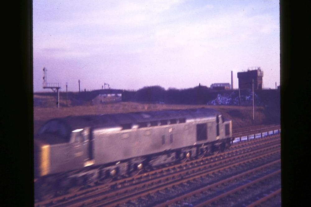 Southbound Class 40 At Springs Branch 1969 Southbound Class 40 At Springs Branch 1969