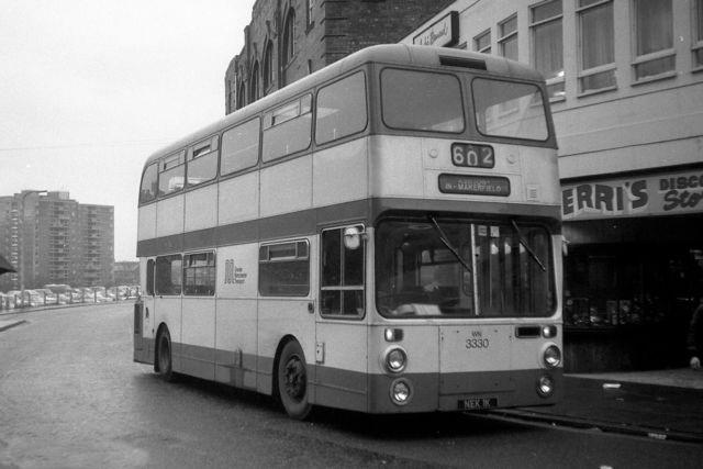 G.M.T. bus, Station road, 1970's G.M.T. bus, Station road, 1970's