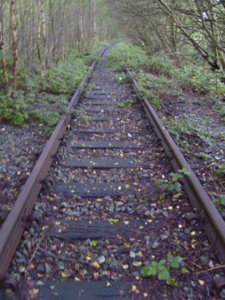 Disused Bickershaw Colliery Line At Platt Bridge in 2006 Disused Bickershaw Colliery Line At Platt Bridge in 2006